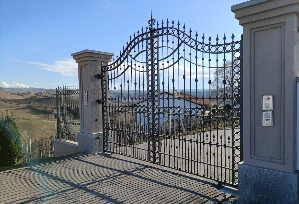 Cancello ferro battuto grande 2