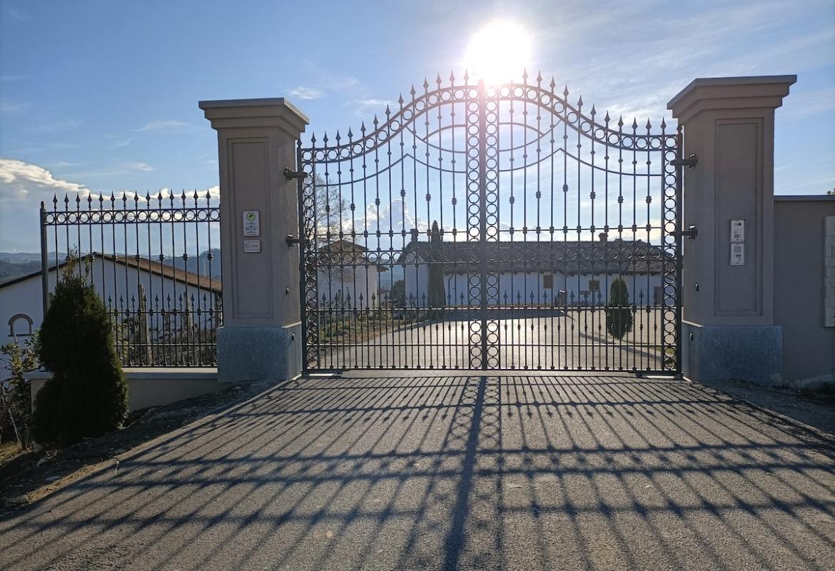 Cancello ferro battuto grande 3