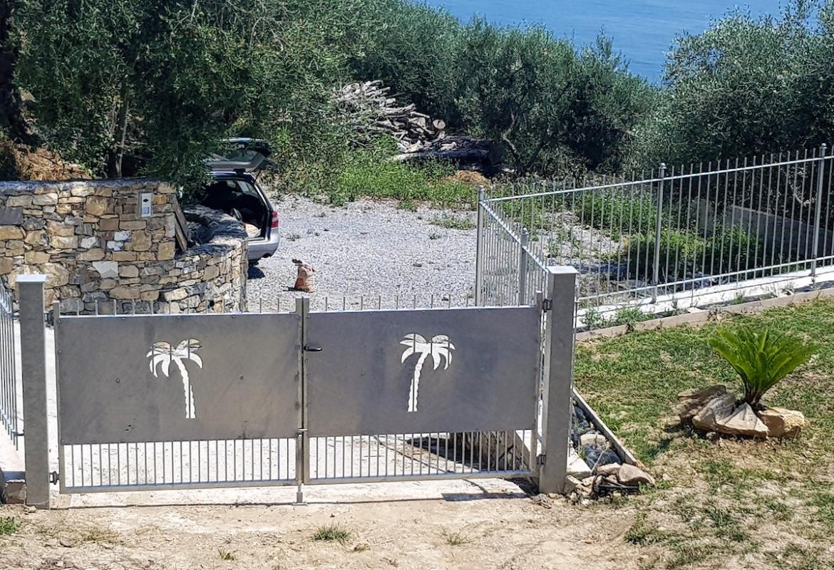 Cancello zincato semi-cieco 2