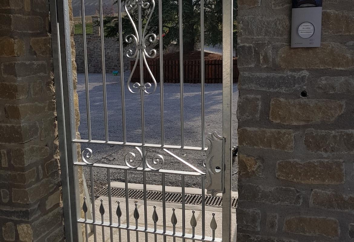 Portina pedonale zincata