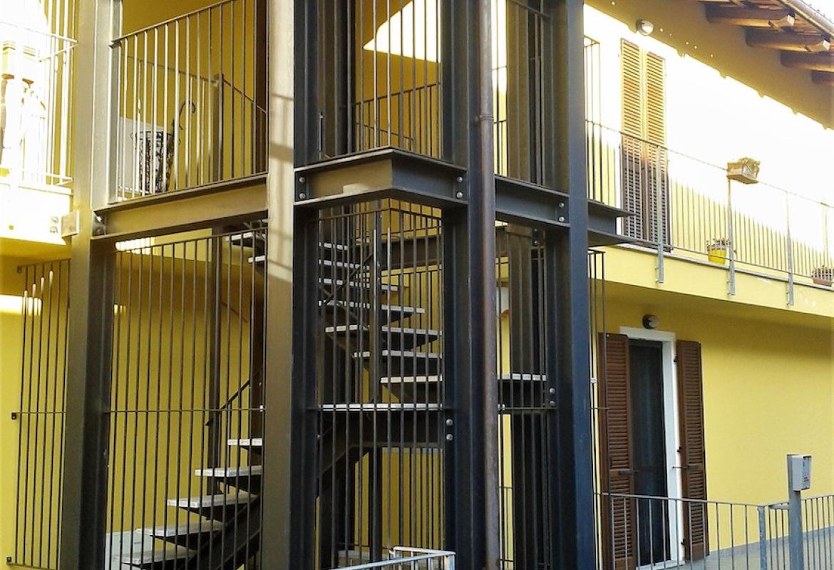 Struttura per scala coperta