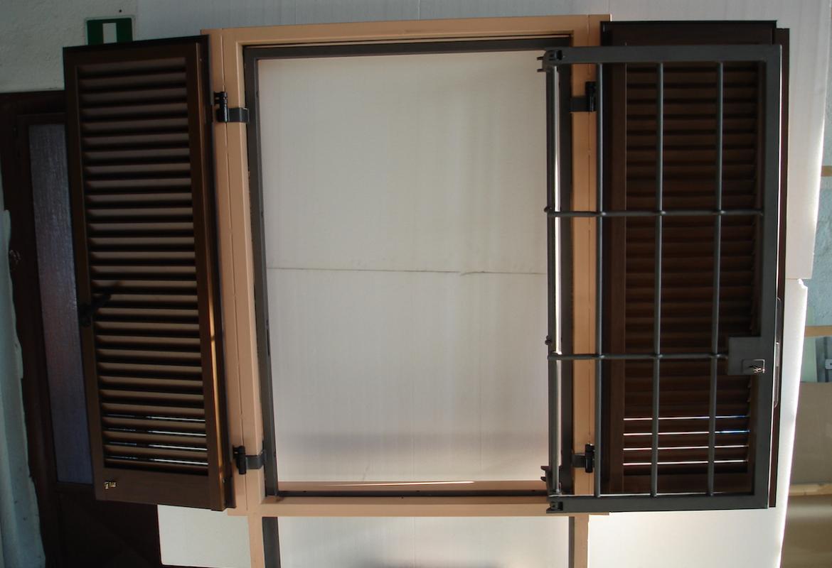 inferiata pieghevole aperta